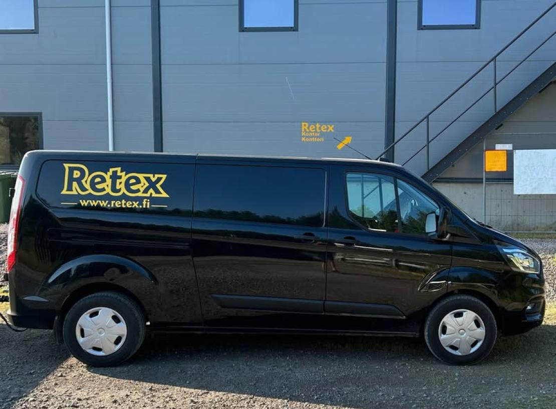  Effektiv logistik med miljötänk!
Vår distributionsbil kör fast rutt varje vecka:
Kristinestad-Närpes-Seinäjoki-Vasa, tur och retur.
Rutten körs normalt onsdagar.

Fråga pris och boka din försändelse! 

info@retex.fi 24h
0400 137 100 Vard. 07:30-16:00 
05